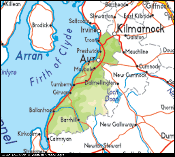 map-of-south-ayrshire