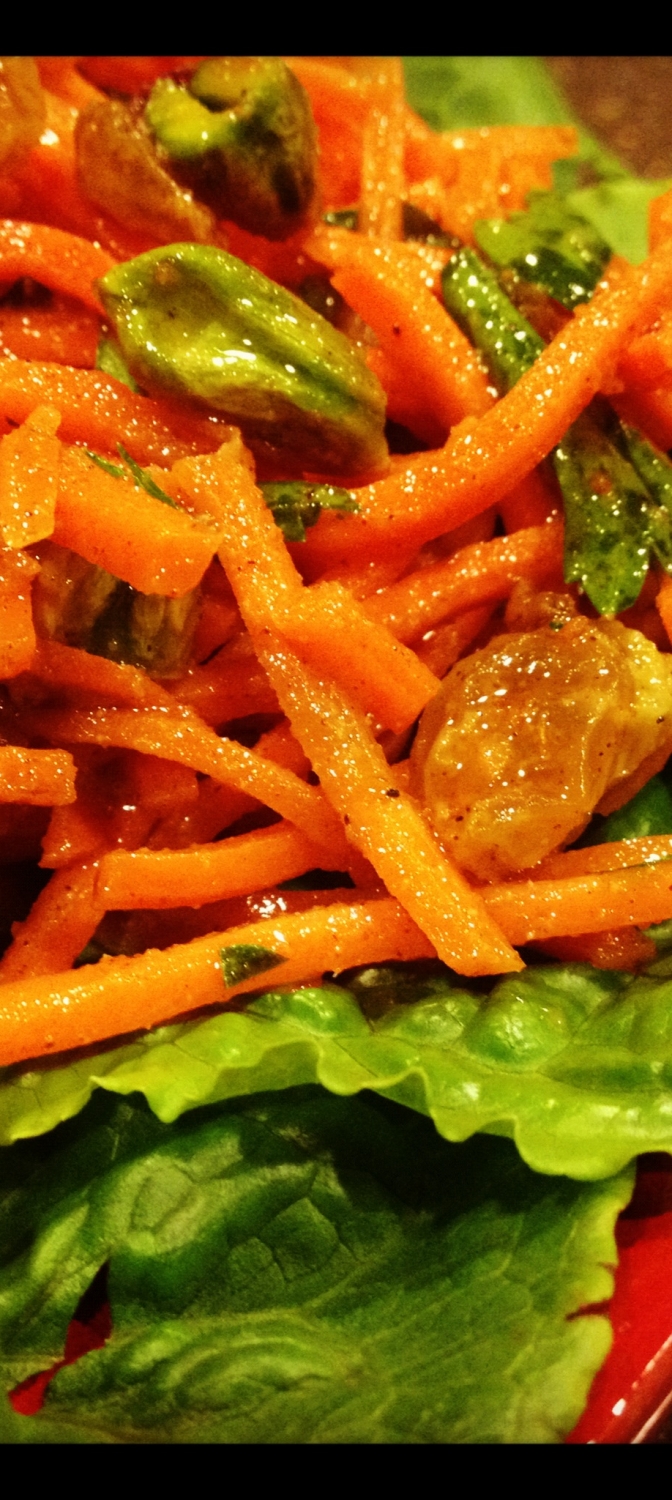 Moroccan carrot salad